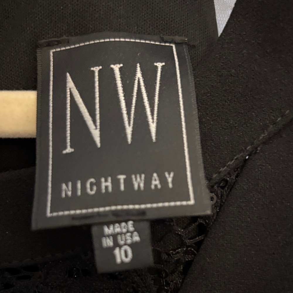 Night Way Collections Black Halter Mini Dress - Picture 2 of 5